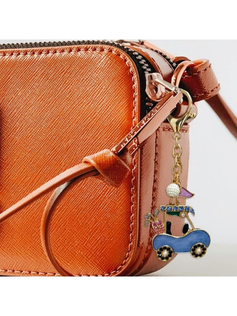 Adorable Sporty Fruit Keychains & Purse Charms for Handbags - Fun Accessories